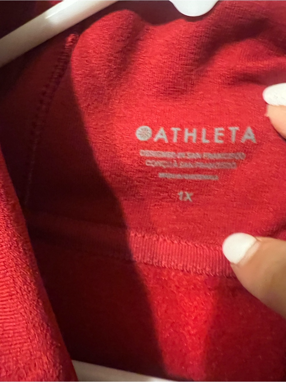 Athleta Red Cowl Neck Pullover Sweater - Picture 5 of 9